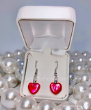 Heart Dangle Earrings ( Custom jewelry)